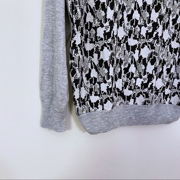 Joie-printed Cashmere Wool Blend Sweater - Picture 4 of 10